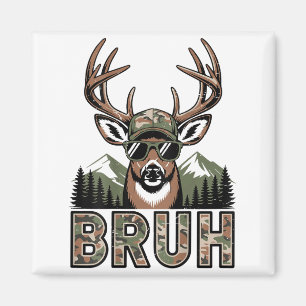 Imán Cazador de Camuflaje de Ciervo Camuflaje Bruh Elk