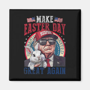 Imán Cazador de huevos divertido Trump Easter Great Aga