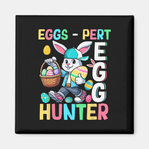 Imán Cazador de huevos expertos chiste divertido conejo