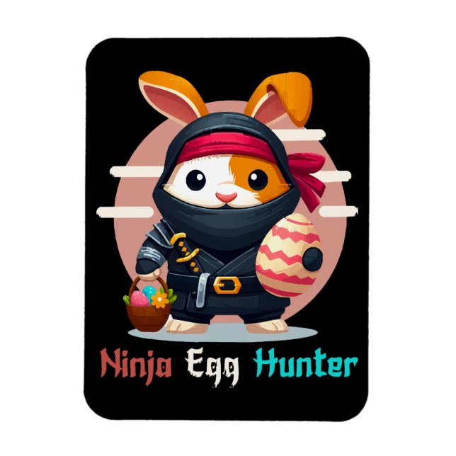 Imán Cazador de huevos ninja (Vertical)