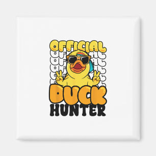 Imán Cazador de patos oficial divertido pato de goma ca
