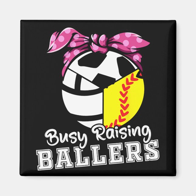 Imán Cazando balancines - Fútbol divertido de voleibol  (Frente)