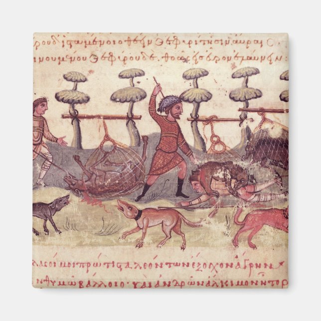 Imán Cazando con nets (Frente)