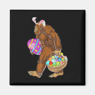 Imán Cazando huevos de Pascua divertidos Bigfoot