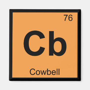 Imán Cb - Campana Química Tabla Periódica Símbolo