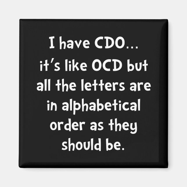 Imán CDO Like OCD (Frente)