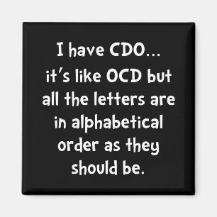 Imán CDO tiene gusto de OCD
