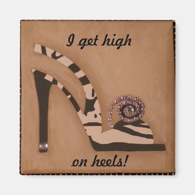 Imán ¡Cebra, Bebé! (Frente)