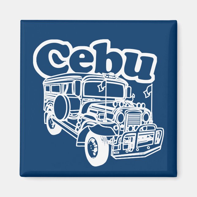 Imán Cebu Jeepney (Frente)
