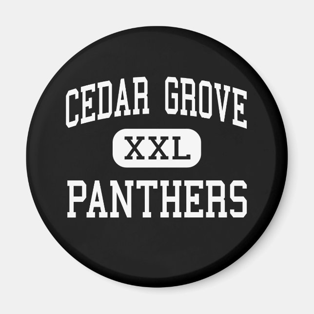 Imán Cedar Grove - Panthers - High - Cedar Grove (Frente)