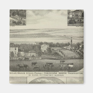 Imán Cedar Grove Stock Farm y Roberts Ranch, Kansas
