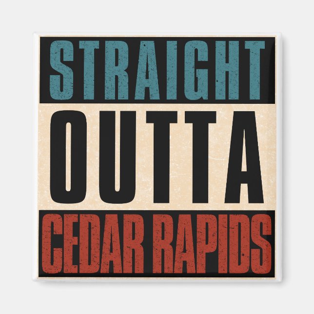 Imán Cedar Rapids Iowa IA (Frente)