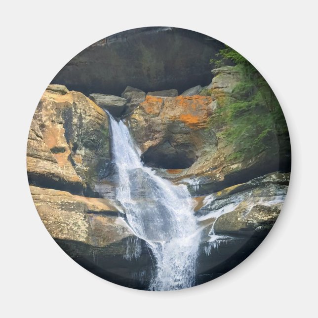 Imán Ceder Falls, Hocking Hills Ohio (Frente)