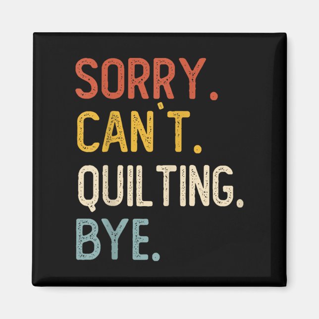 Imán Cedimiento gracioso para mujeres, lo siento, no pu (Frente)