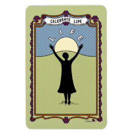 Imán Celebra la vida 2_A_Flexible Magnet 4"x6"