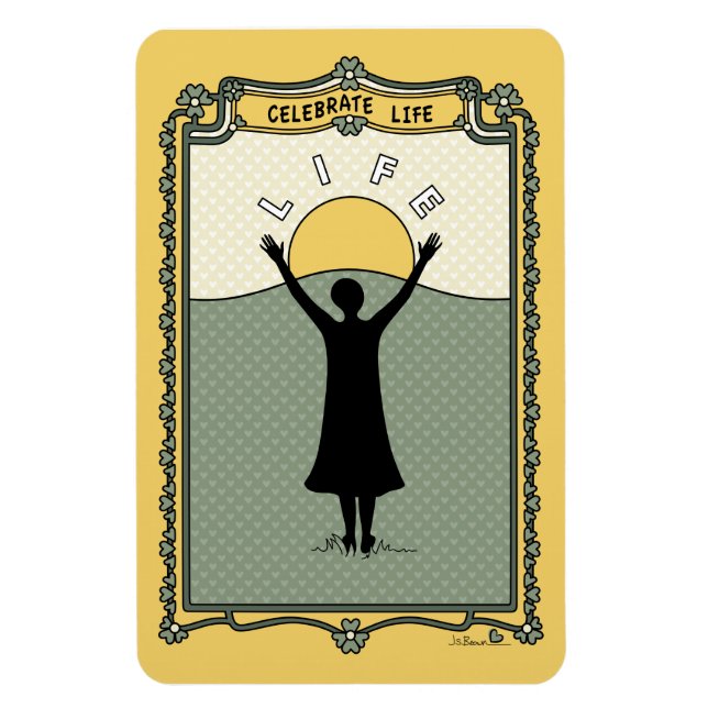 Imán Celebra la vida 2_C_imán flexible 4"x6" (Vertical)