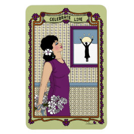 Imán Celebra la vida_Imán para refrigerador de 4x6