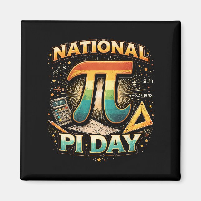 Imán Celebra Pi (Frente)