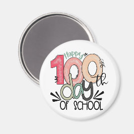 Imán celebración de 100 días de escuela