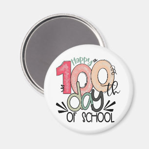 Imán celebración de 100 días de escuela