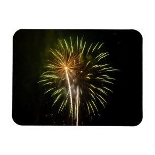 Imán Celebración de feriado de fuegos artificiales de o