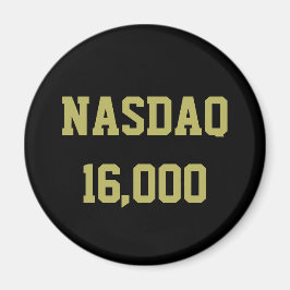 Imán Celebración de la Bolsa de Valores NASDAQ 16000