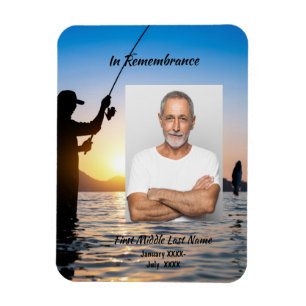 Imán Celebración de la Foto conmemorativa de la vida Re