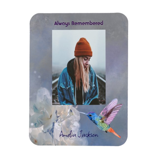 Imán Celebración de la foto conmemorativa de Life Keeps (Vertical)