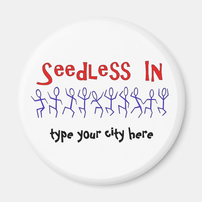 Imán Celebración de la Vasectomía personalizado (Frente)