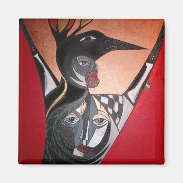 Imán celebración de los cuervos (Frente)