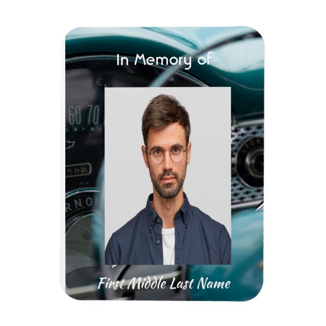 Imán Celebración de los vehículos automotores de antigü (Vertical)