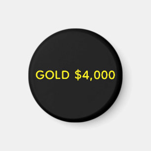 Imán Celebración de mercado de $4,000 de oro