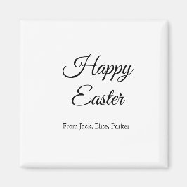 Imán celebración de Pascua agrega QR foto feliz Pascua