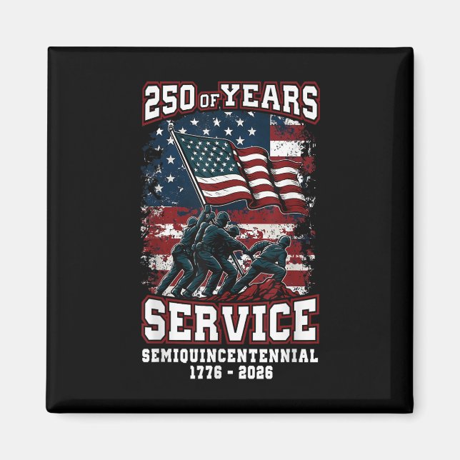 Imán Celebración del 250 aniversario de los Estados Uni (Frente)