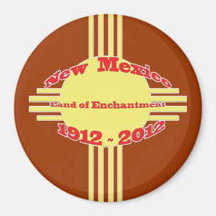 Imán Celebración del centenario de New México - de Zi