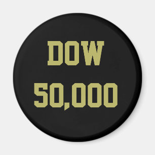 Imán Celebración del mercado de valores de Dow 50.000