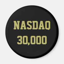 Imán Celebración del NASDAQ 30000 en el mercado de valo