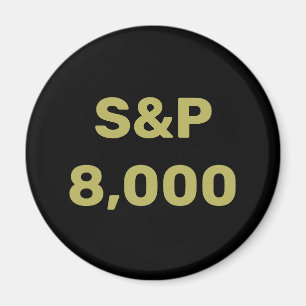 Imán Celebración del nivel 8,000 del índice bursátil S&