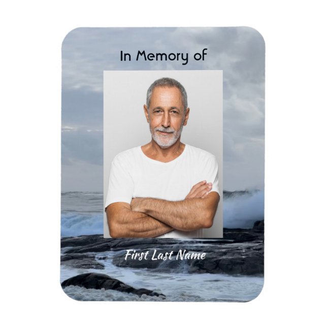 Imán Celebración Vida Mantener el Océano de tormenta (Vertical)