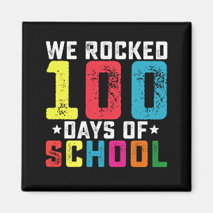 Imán Celebramos 100 Días de Escuela Profesor Estudiante