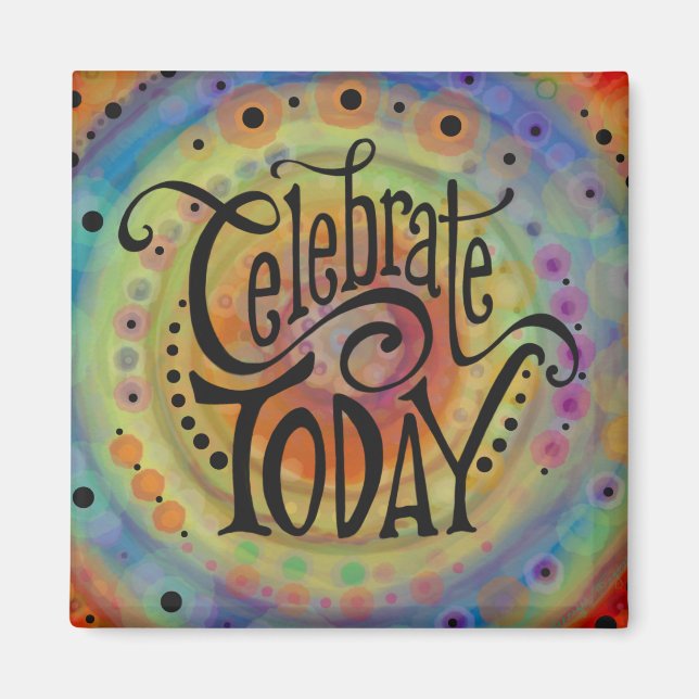 Imán Celebrar hoy (Frente)