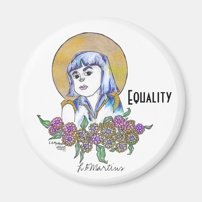 Imán Celebrar imanes femeninos fuertes (Frente)