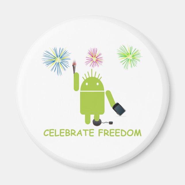 Imán Celebrar la libertad (desarrollador de software An (Frente)