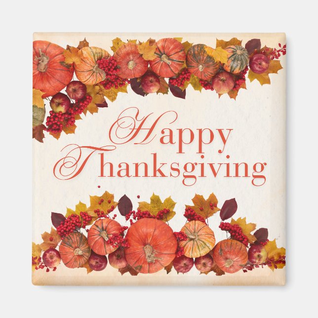 Imán Celebrar la temporada de gratitud con nuestros (Frente)