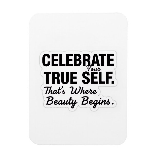 Imán Celebrate True Self Sticker (Vertical)