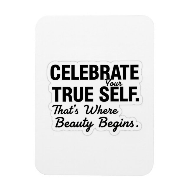 Imán Celebrate True Self Sticker (Vertical)