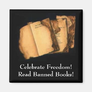 Imán ¡Celebre la libertad! ¡Lea los libros prohibidos!