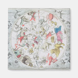 Imán Celestial que muestra los Rótulos del zodiaco