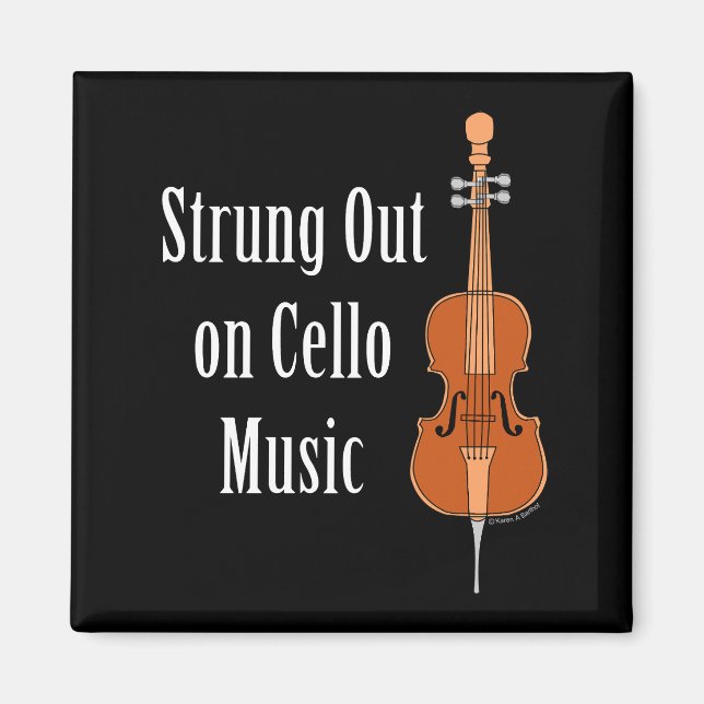 Imán Cello Adicto (Frente)