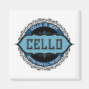 Imán Cello Best Music Note Circle